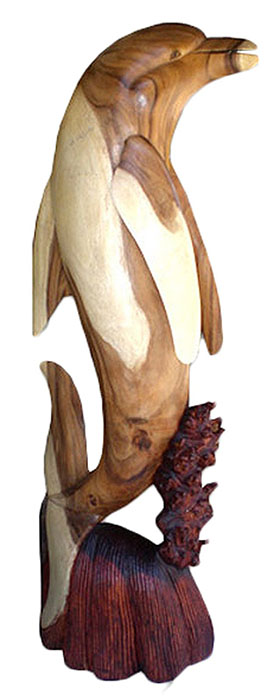 Wooden Dolphin - Click Image to Close